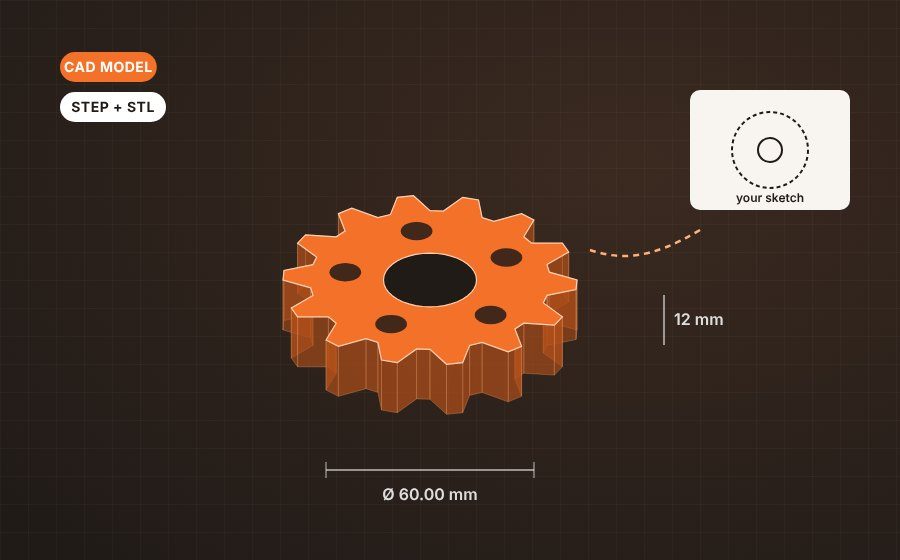 3D modeling for 3D printing - CAD part